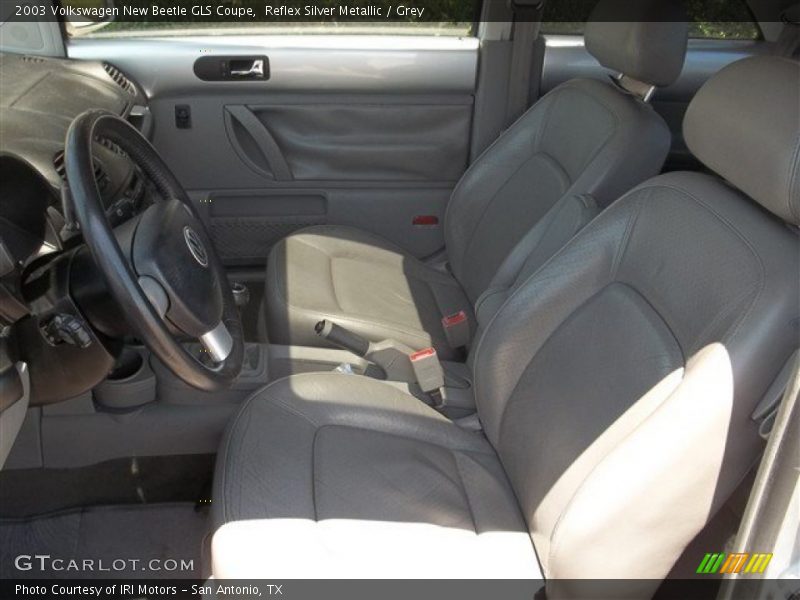 Reflex Silver Metallic / Grey 2003 Volkswagen New Beetle GLS Coupe