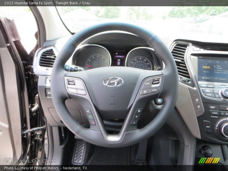 Twilight Black / Gray 2013 Hyundai Santa Fe Sport