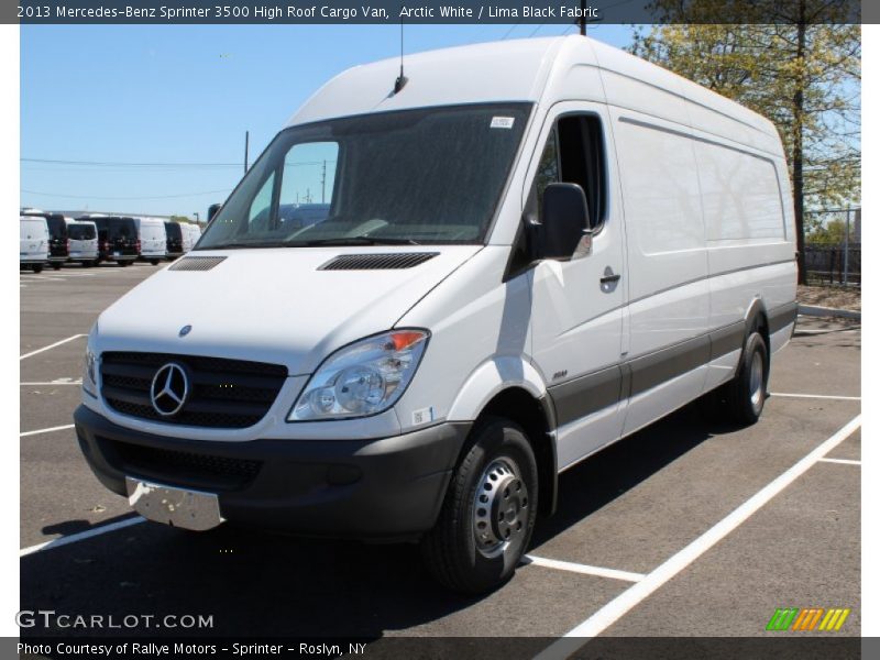 Arctic White / Lima Black Fabric 2013 Mercedes-Benz Sprinter 3500 High Roof Cargo Van