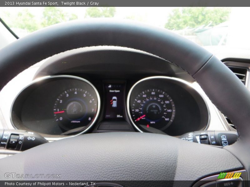 Twilight Black / Gray 2013 Hyundai Santa Fe Sport