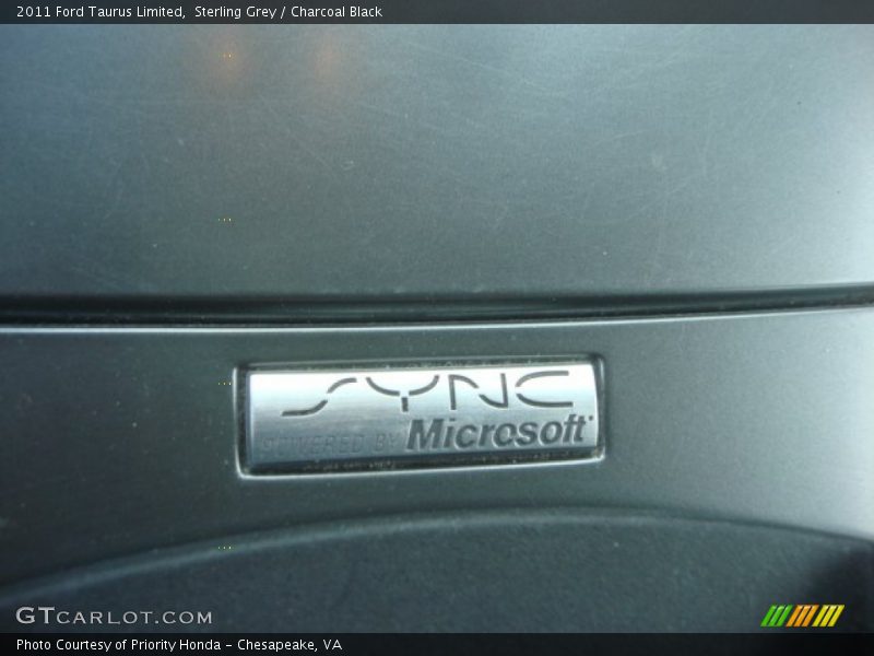 Sterling Grey / Charcoal Black 2011 Ford Taurus Limited