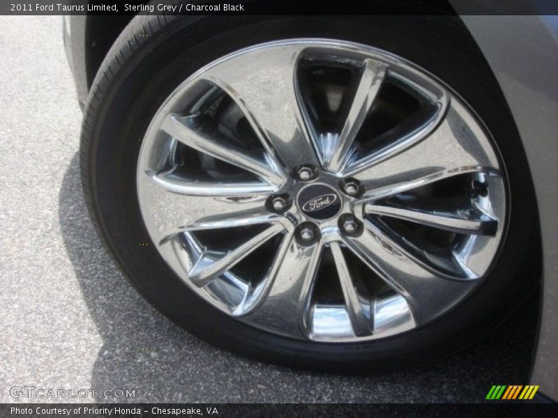 Sterling Grey / Charcoal Black 2011 Ford Taurus Limited