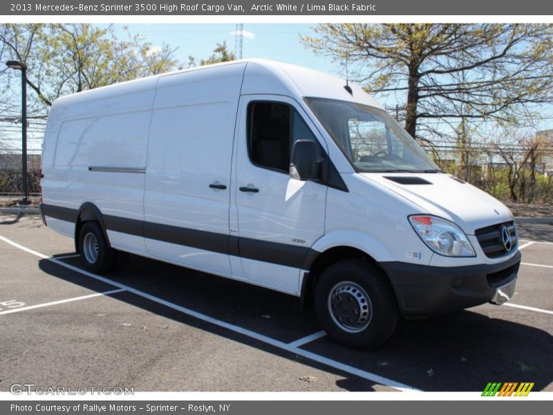 Arctic White / Lima Black Fabric 2013 Mercedes-Benz Sprinter 3500 High Roof Cargo Van