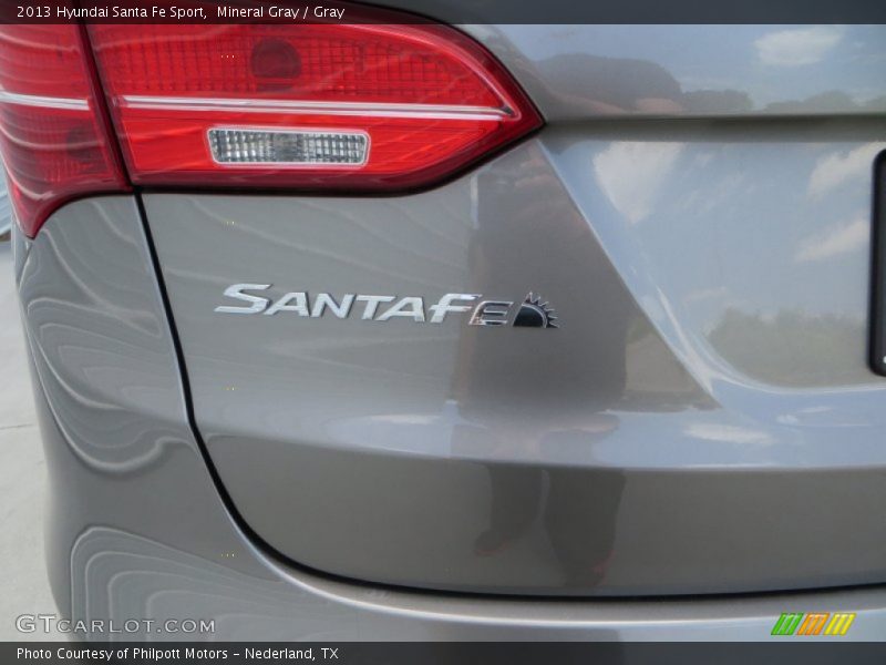 Mineral Gray / Gray 2013 Hyundai Santa Fe Sport