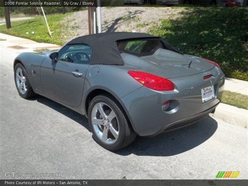 Sly Gray / Ebony 2008 Pontiac Solstice Roadster