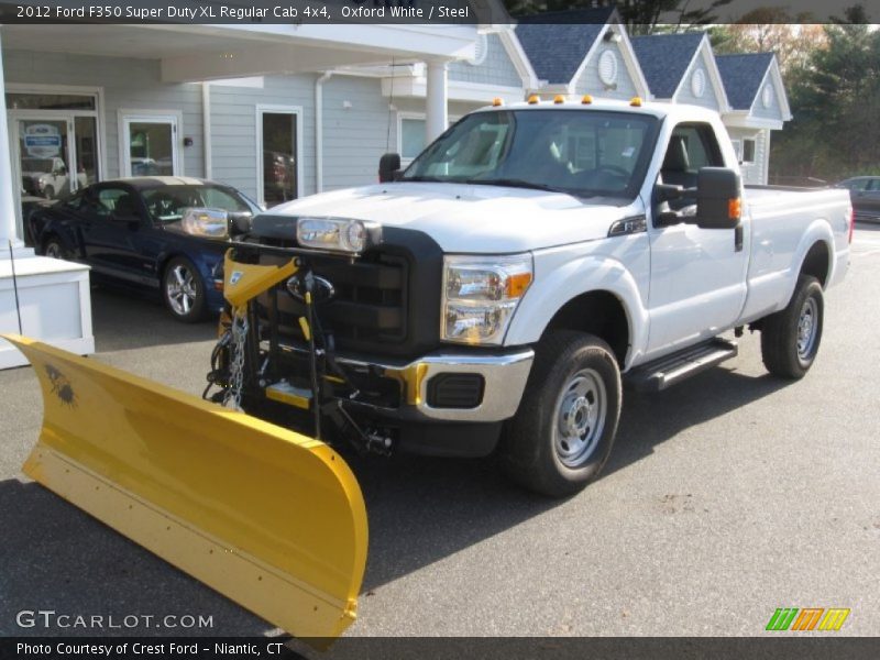 Oxford White / Steel 2012 Ford F350 Super Duty XL Regular Cab 4x4
