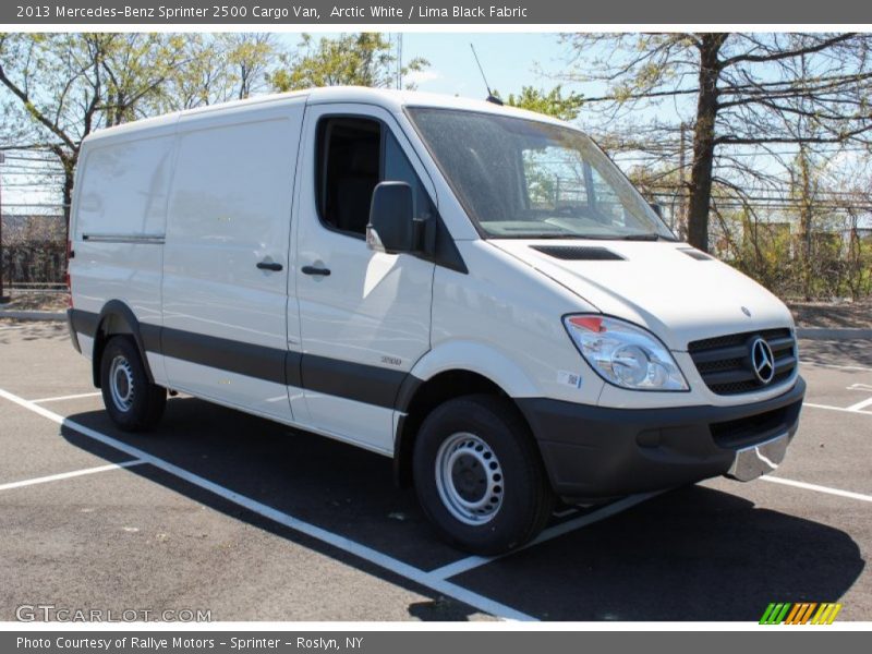 Arctic White / Lima Black Fabric 2013 Mercedes-Benz Sprinter 2500 Cargo Van