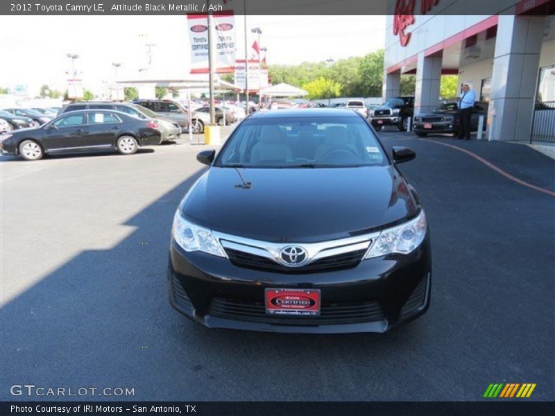 Attitude Black Metallic / Ash 2012 Toyota Camry LE