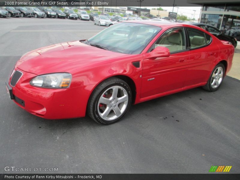 Crimson Red / Ebony 2008 Pontiac Grand Prix GXP Sedan