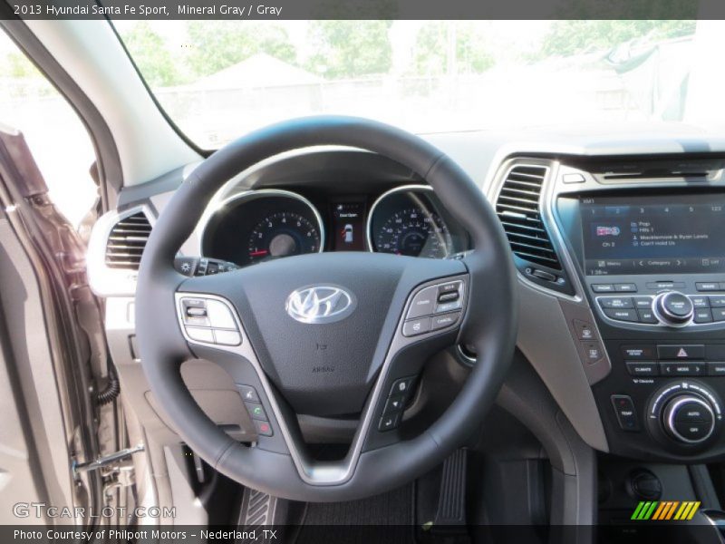 Mineral Gray / Gray 2013 Hyundai Santa Fe Sport
