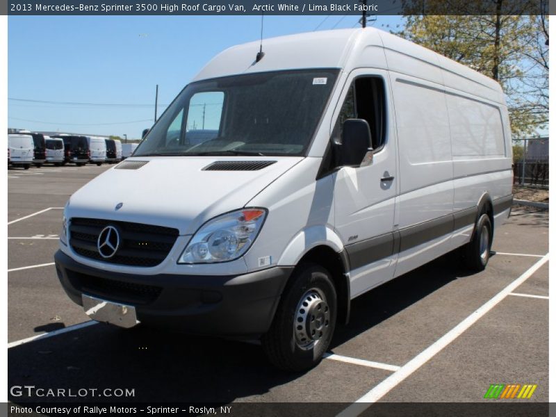 Arctic White / Lima Black Fabric 2013 Mercedes-Benz Sprinter 3500 High Roof Cargo Van