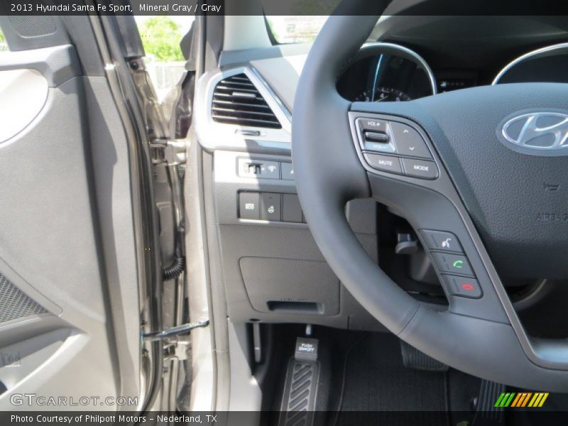 Mineral Gray / Gray 2013 Hyundai Santa Fe Sport