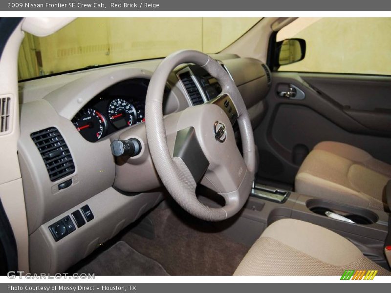 Red Brick / Beige 2009 Nissan Frontier SE Crew Cab