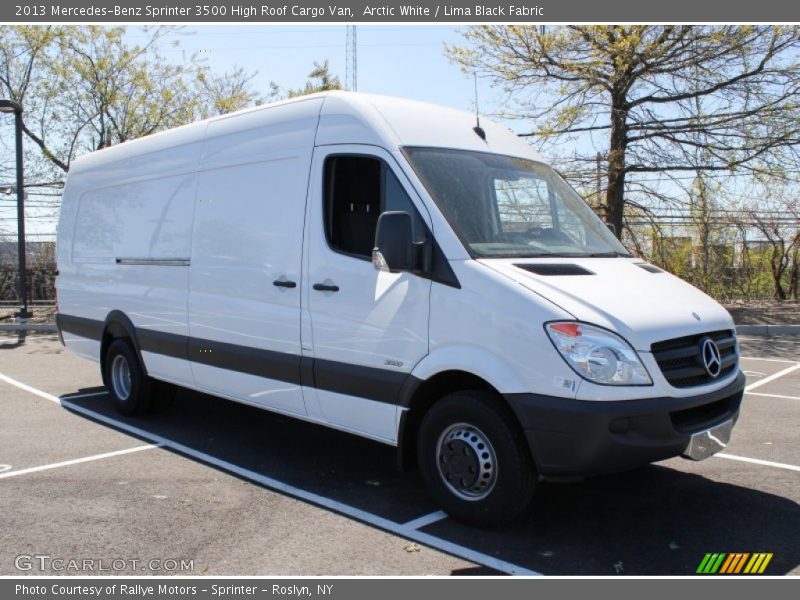 Arctic White / Lima Black Fabric 2013 Mercedes-Benz Sprinter 3500 High Roof Cargo Van