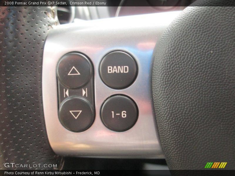 Controls of 2008 Grand Prix GXP Sedan