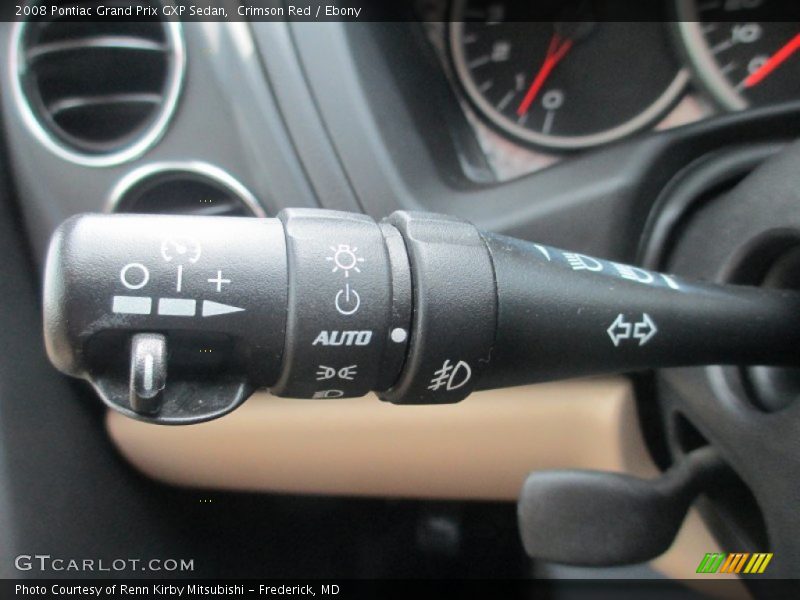 Controls of 2008 Grand Prix GXP Sedan