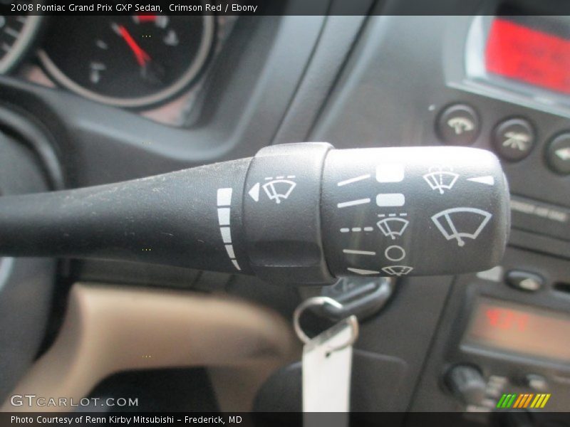 Controls of 2008 Grand Prix GXP Sedan