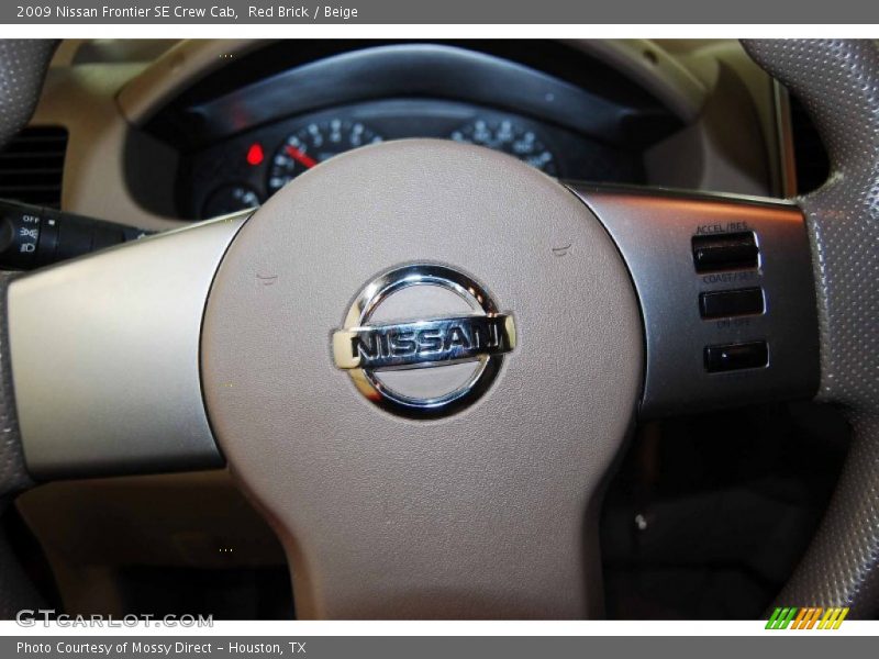 Red Brick / Beige 2009 Nissan Frontier SE Crew Cab