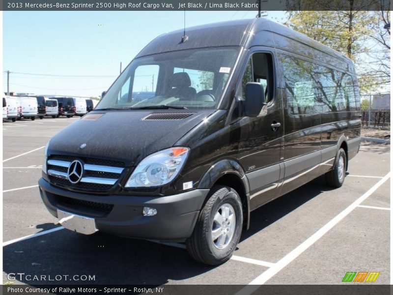 Jet Black / Lima Black Fabric 2013 Mercedes-Benz Sprinter 2500 High Roof Cargo Van