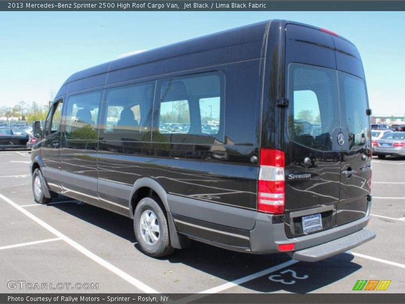 Jet Black / Lima Black Fabric 2013 Mercedes-Benz Sprinter 2500 High Roof Cargo Van