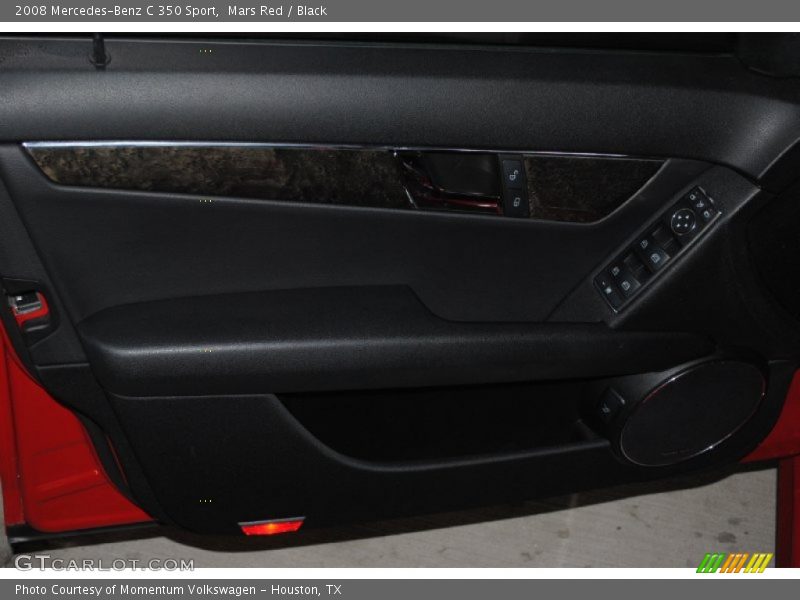Mars Red / Black 2008 Mercedes-Benz C 350 Sport