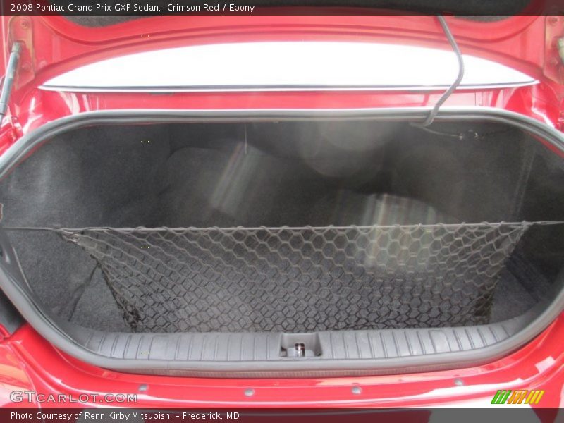  2008 Grand Prix GXP Sedan Trunk