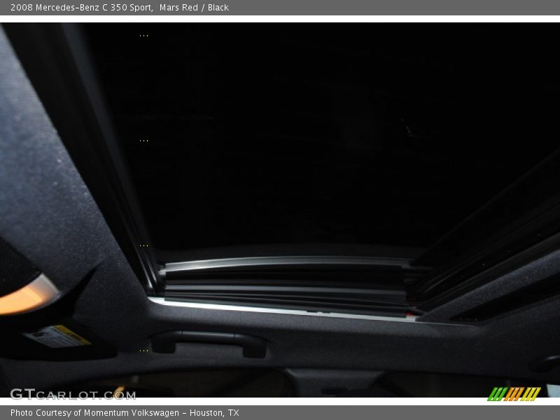 Mars Red / Black 2008 Mercedes-Benz C 350 Sport