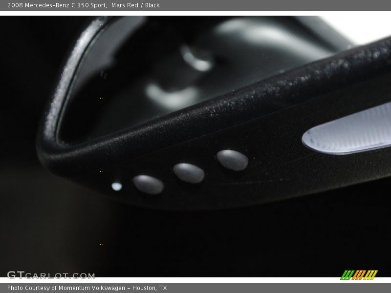 Mars Red / Black 2008 Mercedes-Benz C 350 Sport