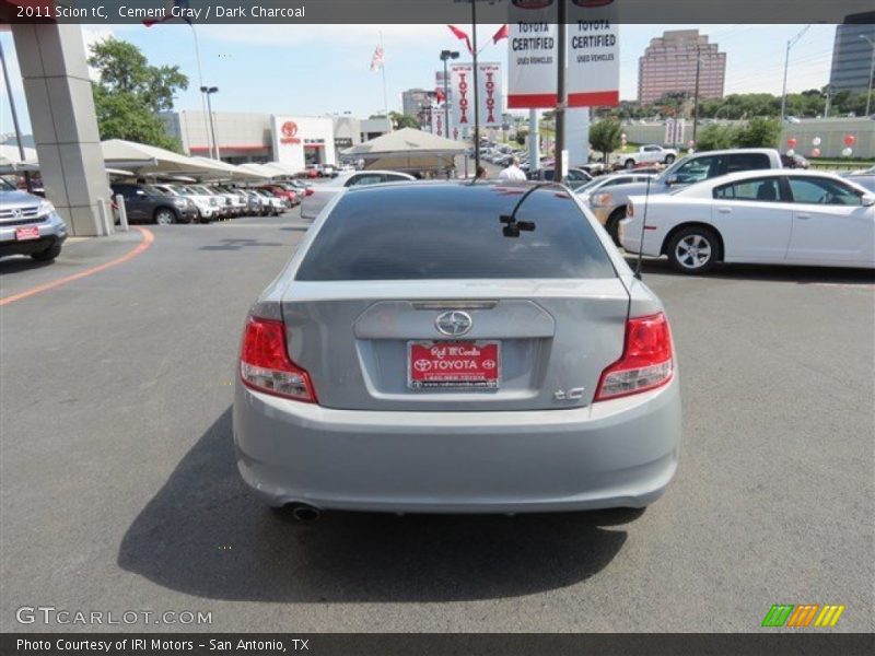 Cement Gray / Dark Charcoal 2011 Scion tC