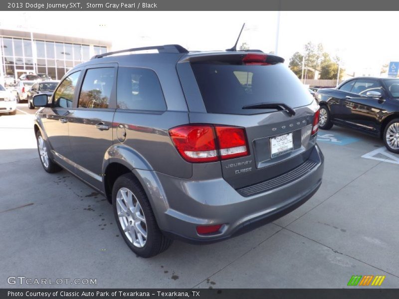 Storm Gray Pearl / Black 2013 Dodge Journey SXT