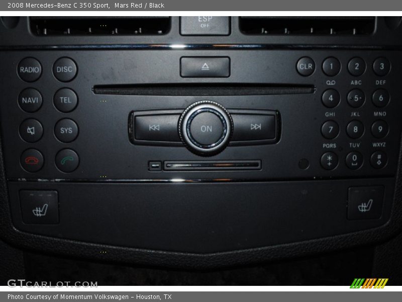 Mars Red / Black 2008 Mercedes-Benz C 350 Sport