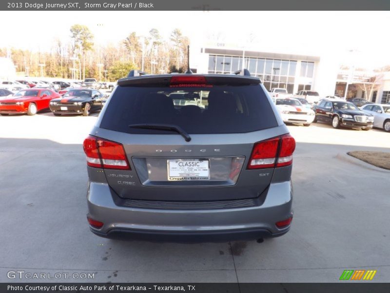 Storm Gray Pearl / Black 2013 Dodge Journey SXT