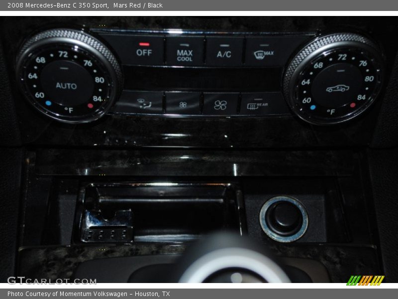 Mars Red / Black 2008 Mercedes-Benz C 350 Sport