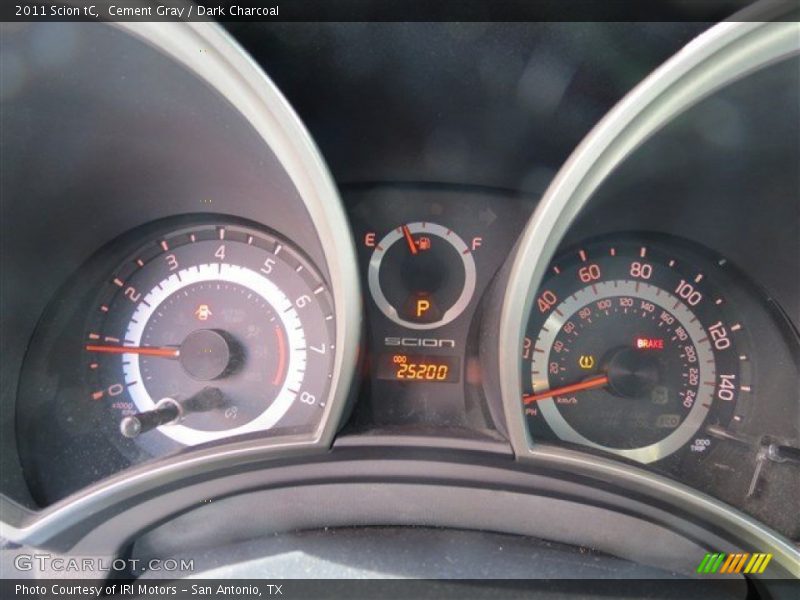 Cement Gray / Dark Charcoal 2011 Scion tC