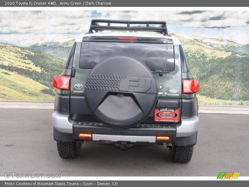 Army Green / Dark Charcoal 2010 Toyota FJ Cruiser 4WD