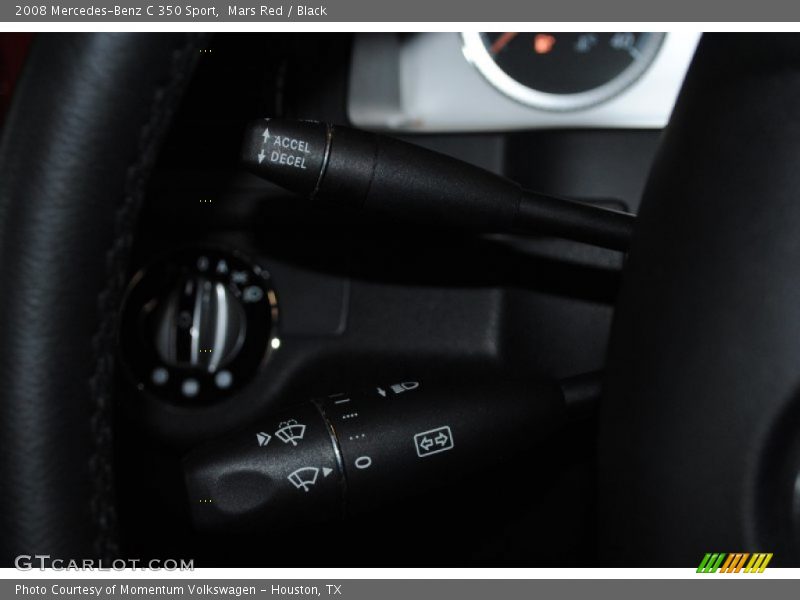 Mars Red / Black 2008 Mercedes-Benz C 350 Sport