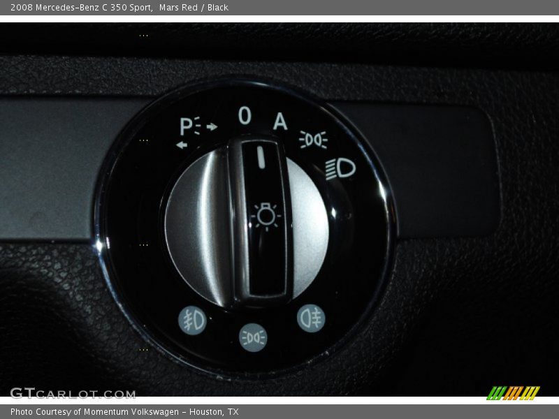 Mars Red / Black 2008 Mercedes-Benz C 350 Sport