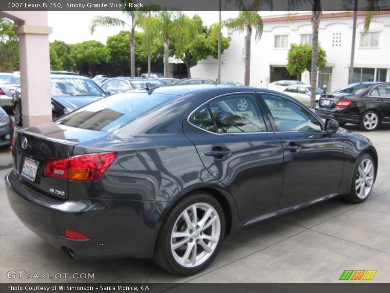 Smoky Granite Mica / Black 2007 Lexus IS 250