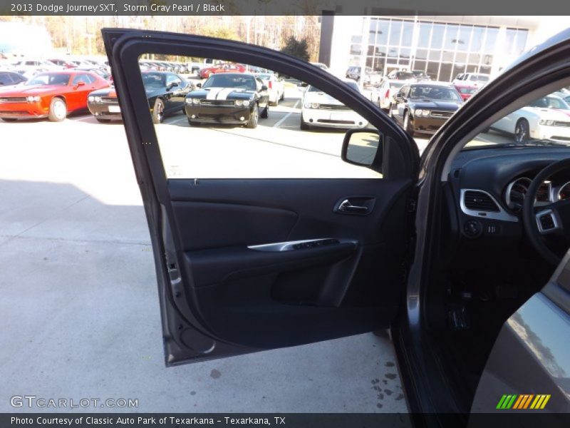 Storm Gray Pearl / Black 2013 Dodge Journey SXT