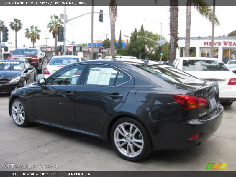 Smoky Granite Mica / Black 2007 Lexus IS 250