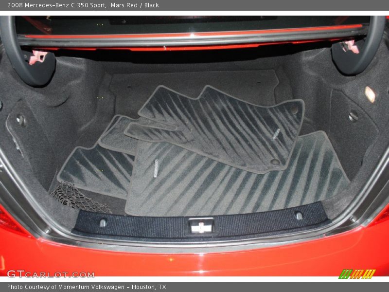 Mars Red / Black 2008 Mercedes-Benz C 350 Sport