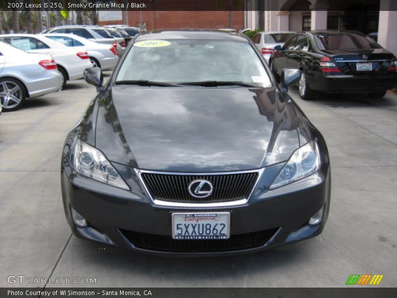 Smoky Granite Mica / Black 2007 Lexus IS 250