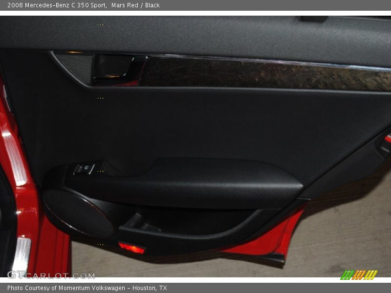 Mars Red / Black 2008 Mercedes-Benz C 350 Sport