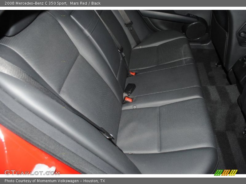 Mars Red / Black 2008 Mercedes-Benz C 350 Sport