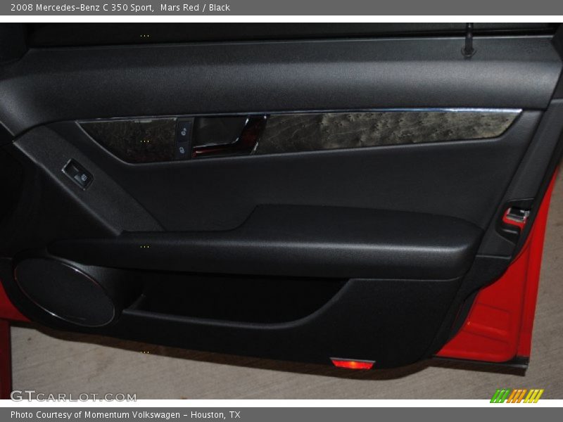 Mars Red / Black 2008 Mercedes-Benz C 350 Sport