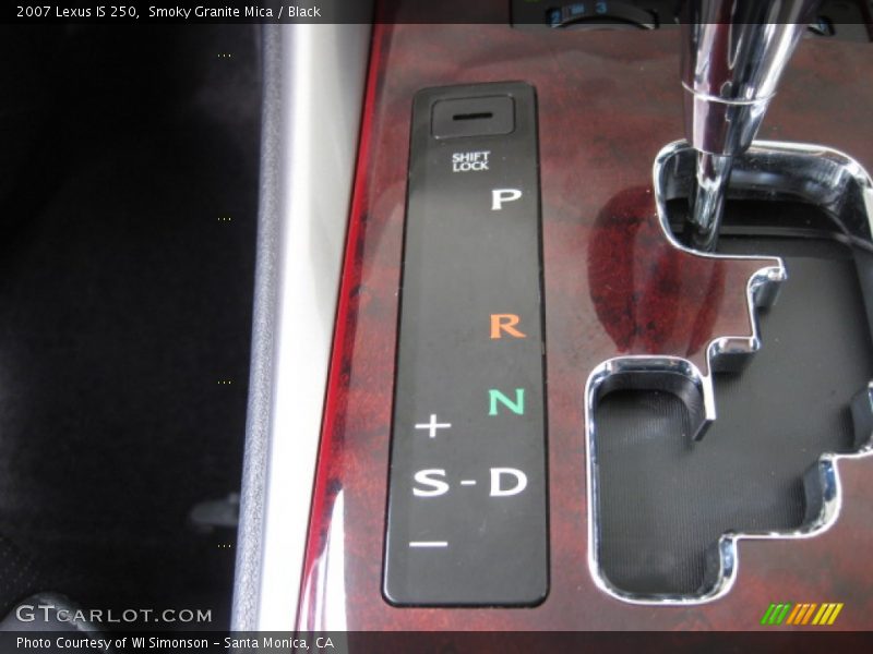 Smoky Granite Mica / Black 2007 Lexus IS 250