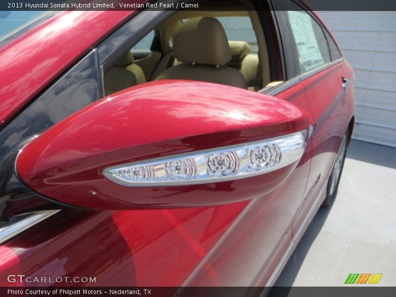 Venetian Red Pearl / Camel 2013 Hyundai Sonata Hybrid Limited