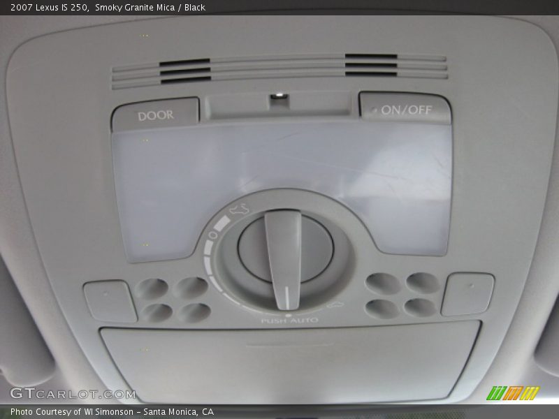 Controls of 2007 IS 250
