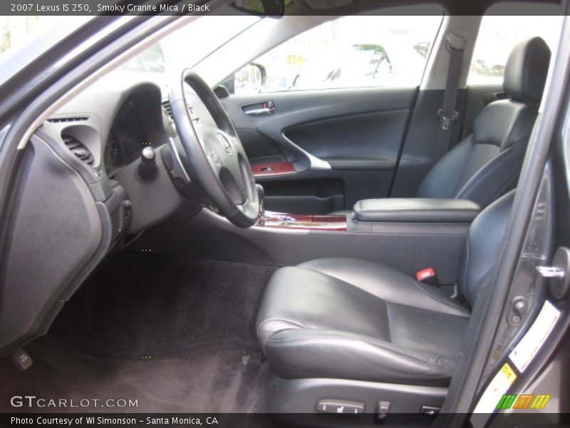  2007 IS 250 Black Interior