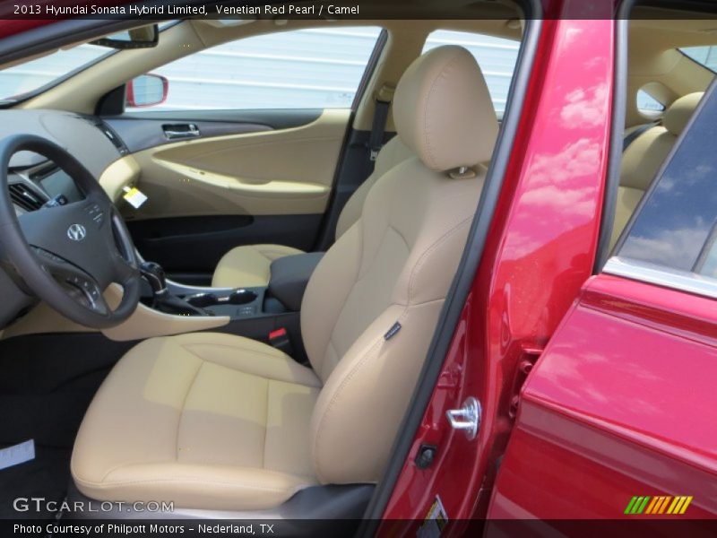  2013 Sonata Hybrid Limited Camel Interior